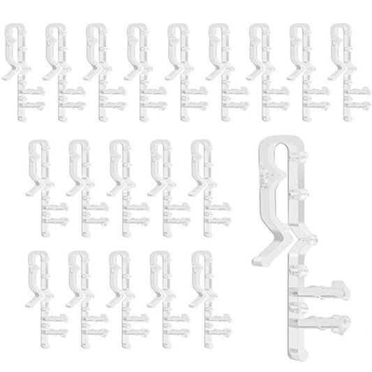 2 Sets 2.0 Inch Venetian blinds Baffle Sequins Lacing Film(White) by buy2fix