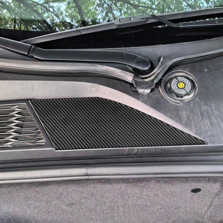 For Chevrolet Corvette C8 Left-Hand Drive Front Storage Vent Sticker(Black) - Car Interior Mouldings by buy2fix | Online Shopping UK | buy2fix