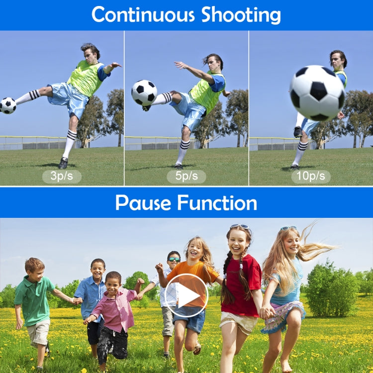 5600PX Zoomable 4K Digital Video Camera With Hood + Microphone + Wide-angle Lens by buy2fix