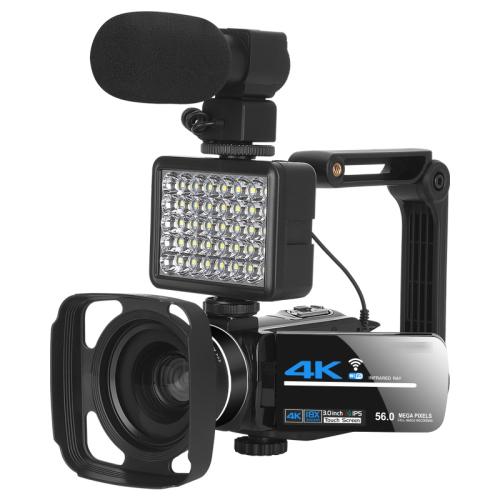 5600PX Zoomable 4K Digital Video Camera With Stabilizers Kit - Video Cameras by buy2fix | Online Shopping UK | buy2fix