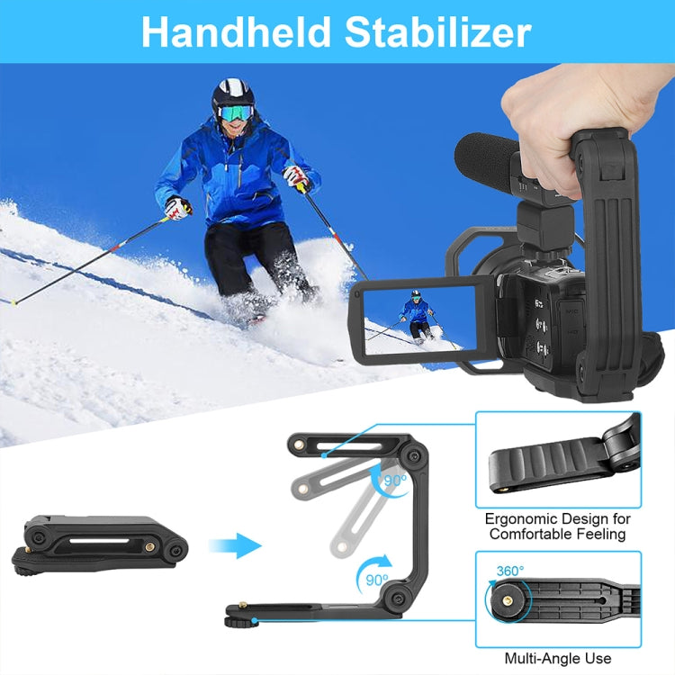 5600PX Zoomable 4K Digital Video Camera With Stabilizers Kit - Video Cameras by buy2fix | Online Shopping UK | buy2fix