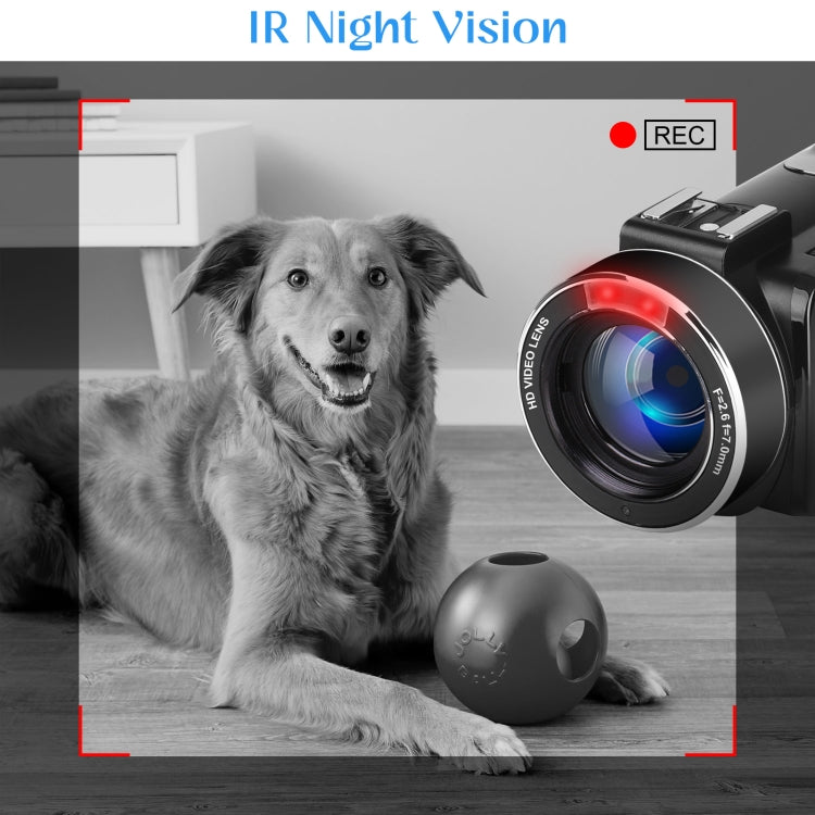 5600PX Zoomable 4K Digital Video Camera With Stabilizers Kit - Video Cameras by buy2fix | Online Shopping UK | buy2fix