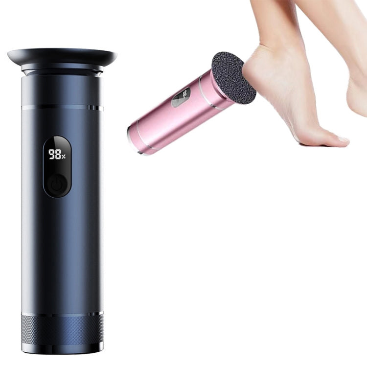 S-608 Smart Digital Display USB Charging Foot Grinder Exfoliating Electric Pedicure(Blue) - Grinding Tools & Accessories by buy2fix | Online Shopping UK | buy2fix