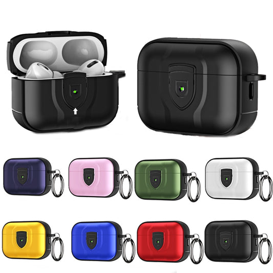 For AirPods Pro 2 TPU + PC Full Wrap Type Protection Case Cover(Yellow) by buy2fix