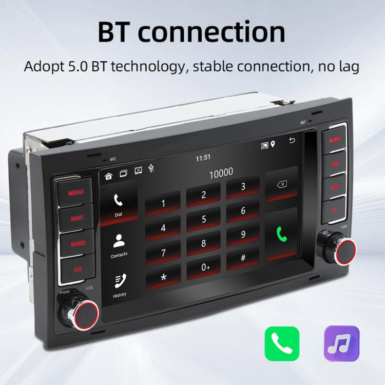 For Volkswagen Touareg 7 Inch GPS Navigation WIFI Car MP5, Memory: 2+32G - Car MP3 & MP4 & MP5 by buy2fix | Online Shopping UK | buy2fix