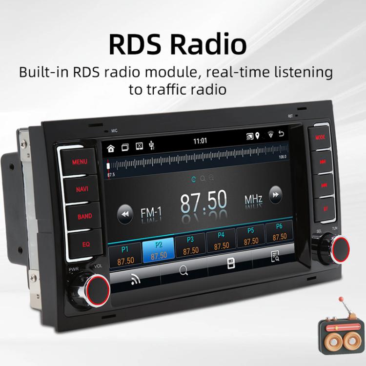 For Volkswagen Touareg 7 Inch GPS Navigation WIFI Car MP5, Memory: 1+32G - Car MP3 & MP4 & MP5 by buy2fix | Online Shopping UK | buy2fix