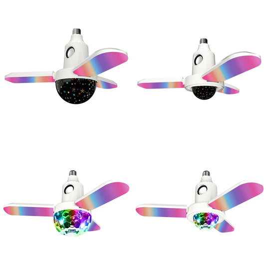 ZSCPH-001 40W Multifunctional Bluetooth RGB Colorful Three-Leaf Music Atmosphere Light, Size: S (Star) by buy2fix