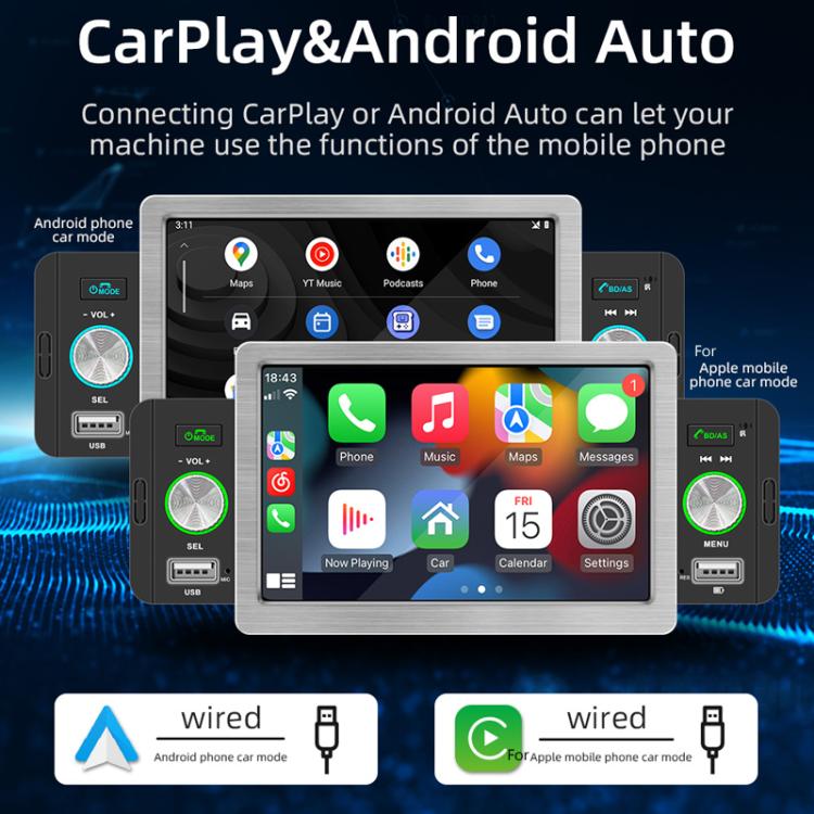5 inch Bluetooth AUX Mobile Phone Interconnection USB Interface Car MP5(158C) - Car MP3 & MP4 & MP5 by buy2fix | Online Shopping UK | buy2fix