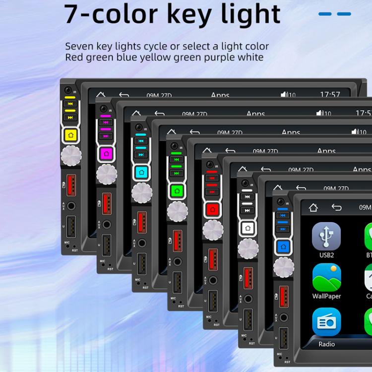 7 Inch Wireless CarPlay Mobile Phone Interconnection Car MP5(FS06W) - Car MP3 & MP4 & MP5 by buy2fix | Online Shopping UK | buy2fix