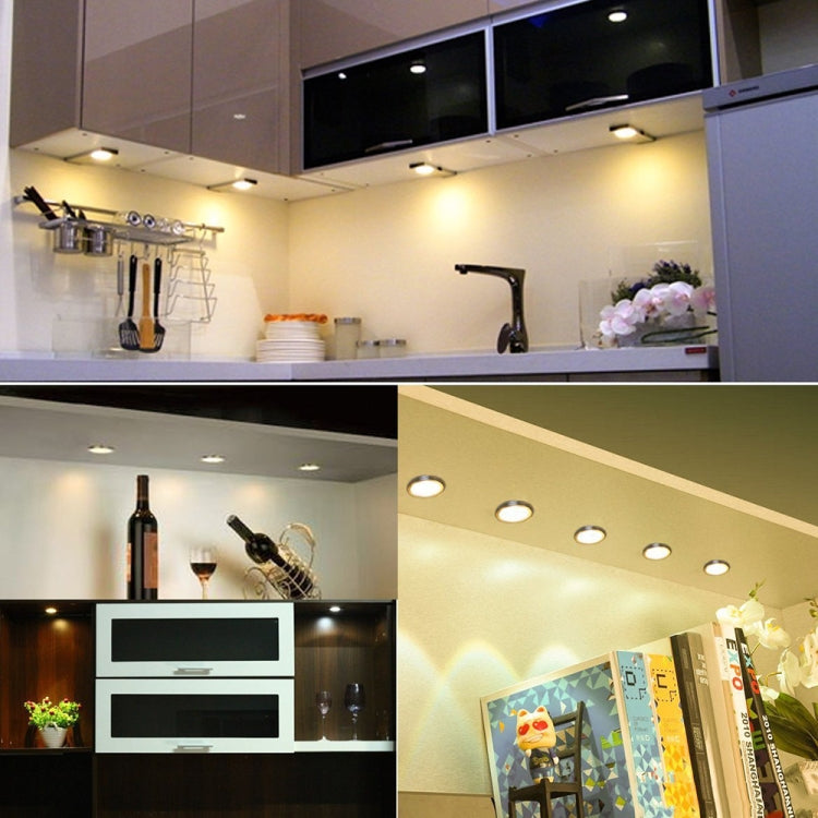 2 PCS 2W DC12V 18LED Cabinet Lights Showcase Lights,Spec: 2510 Terminal -Bottom Outlet(Neutral Light 4000K) by buy2fix