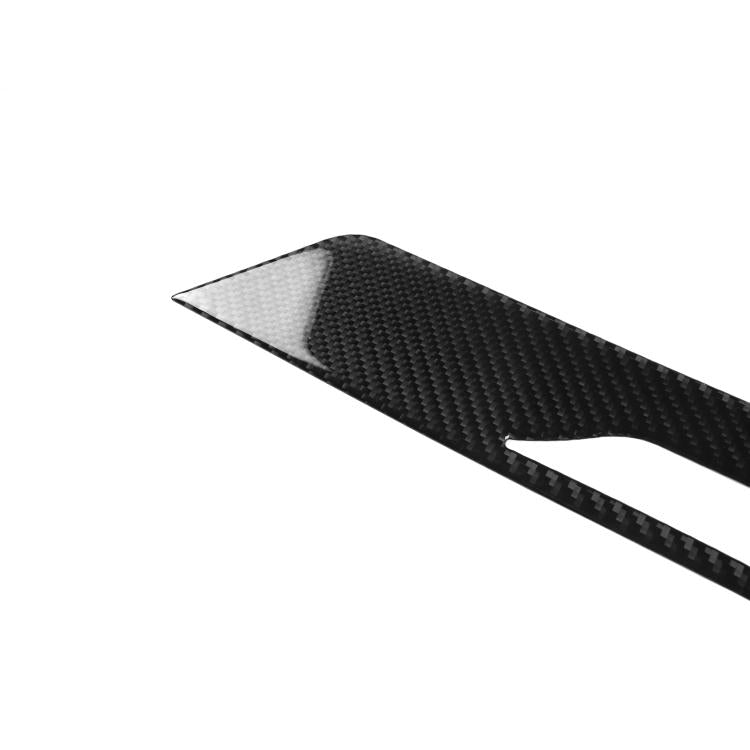 For Chevrolet Corvette C8 2pcs /Set Door Sill Decorative Sticker(Black) - Car Interior Mouldings by buy2fix | Online Shopping UK | buy2fix