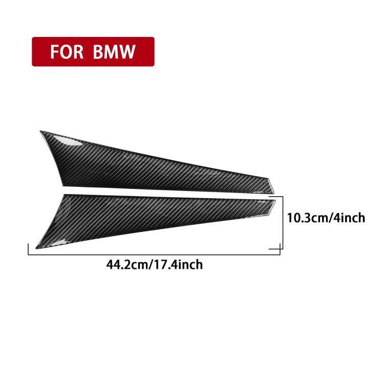 For 2019-2022 BMW 8 Series G14 2pcs /Set 2 Door Rear Fender Stickers(Black) - Car Interior Mouldings by buy2fix | Online Shopping UK | buy2fix