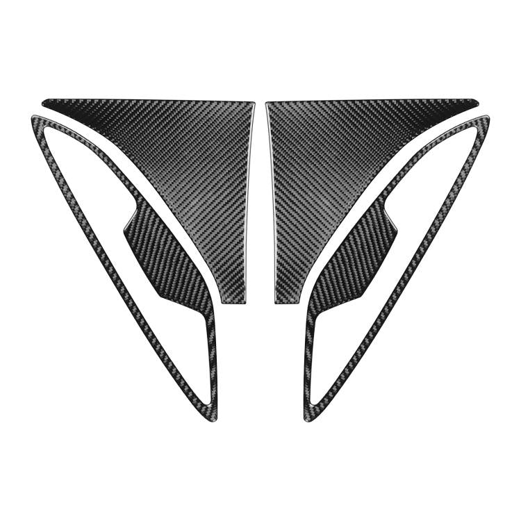 For 2019-2024 BMW 8 Series G14 4pcs /Set Universal Front Fender Stickers(Black) - Car Interior Mouldings by buy2fix | Online Shopping UK | buy2fix