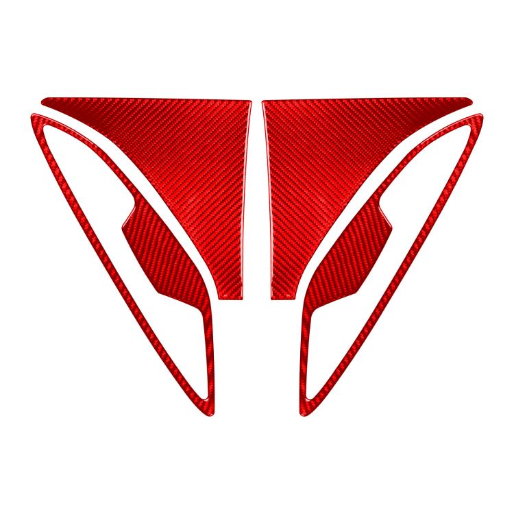 For 2019-2024 BMW 8 Series G14 4pcs /Set Universal Front Fender Stickers(Red) - Car Interior Mouldings by buy2fix | Online Shopping UK | buy2fix