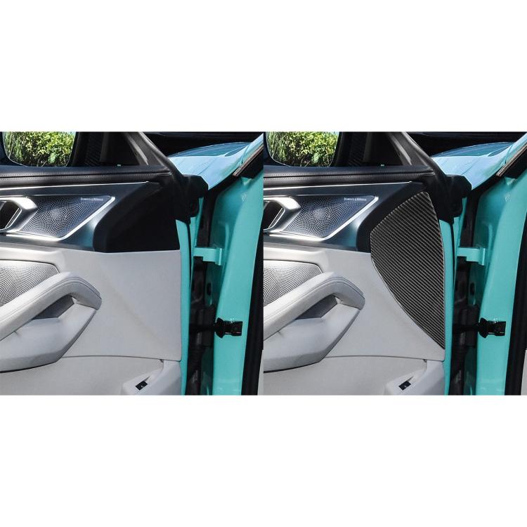 For 2019-2024 BMW 8 Series G14 2pcs Door Buffer 2 Door Stickers(Black) - Car Interior Mouldings by buy2fix | Online Shopping UK | buy2fix
