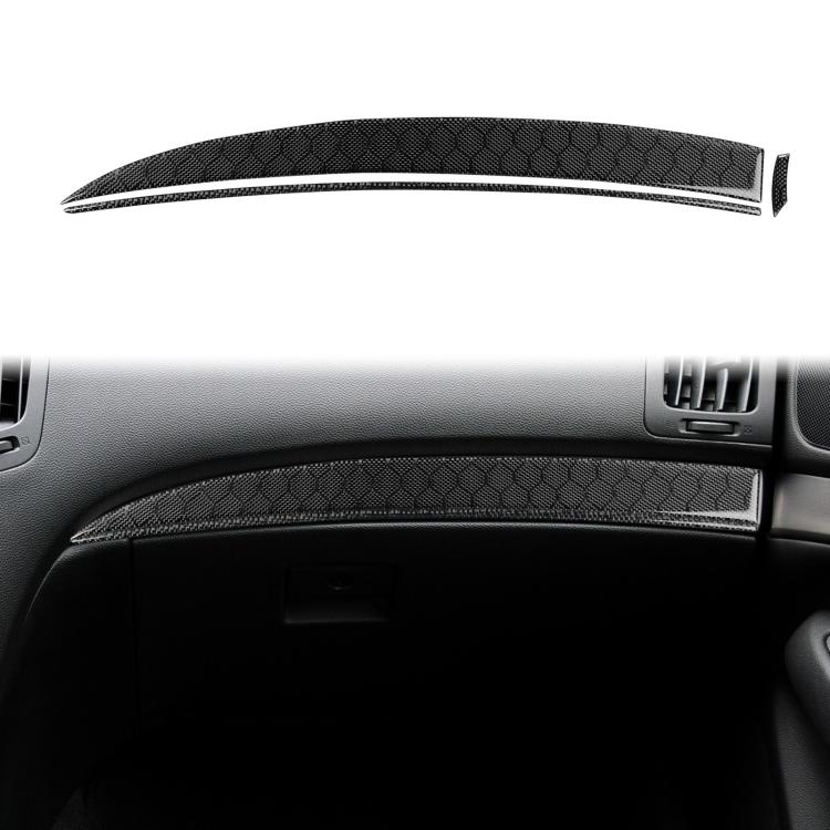 For Infiniti G35/G37/G25/Q60 3pcs /Set Left-hand Drive Air Outlet Sticker(Black) - Car Interior Mouldings by buy2fix | Online Shopping UK | buy2fix