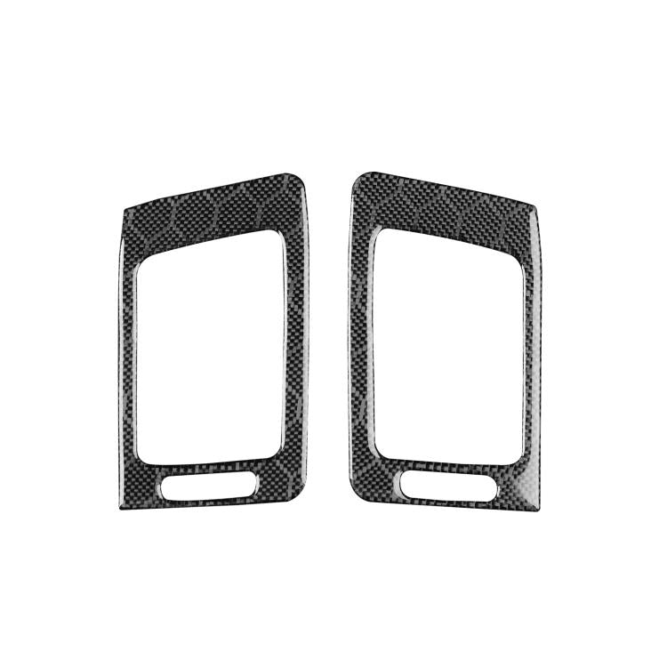 For Infiniti G35/G37/G25/Q60 2pcs /Set Universal Air Outlet Sticker For Left And Right Driving(Black) - Car Interior Mouldings by buy2fix | Online Shopping UK | buy2fix