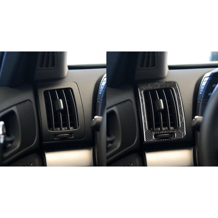For Infiniti G35/G37/G25/Q60 2pcs /Set Universal Air Outlet Sticker For Left And Right Driving(Black) - Car Interior Mouldings by buy2fix | Online Shopping UK | buy2fix