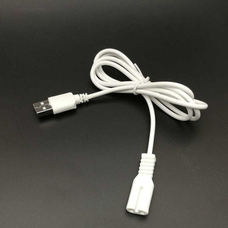 2pcs USB Charging Cable For Philips CONFU SUPOR Hair Ball Trimmer - Sponges, Cloths & Brushes by buy2fix | Online Shopping UK | buy2fix