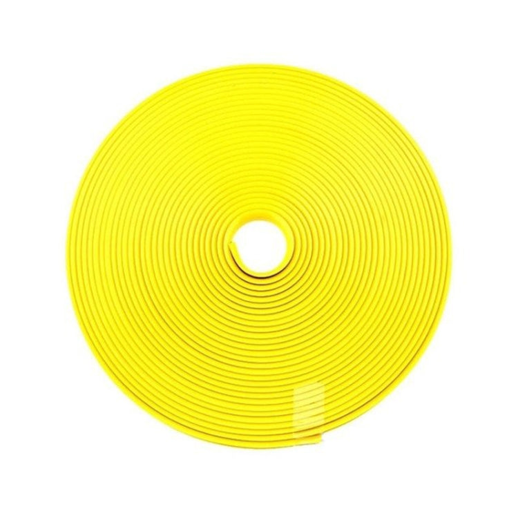 Car Wheel General TPE Protection Ring Bumper Wheel Decoration Modification Supplies(Yellow) - Decorative Strip by buy2fix | Online Shopping UK | buy2fix