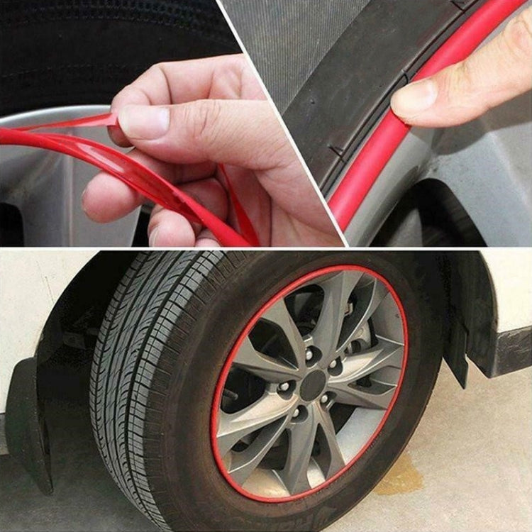 Car Wheel General TPE Protection Ring Bumper Wheel Decoration Modification Supplies(Purple) - Decorative Strip by buy2fix | Online Shopping UK | buy2fix