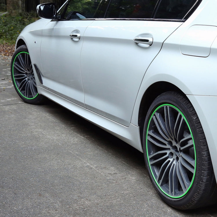 Car Wheel General TPE Protection Ring Bumper Wheel Decoration Modification Supplies(Orange) by buy2fix