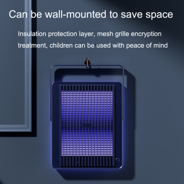 Indoor Outdoor Electric Mosquito Killer Light 2 In 1 Inhalation Mosquito Trap(White) by buy2fix