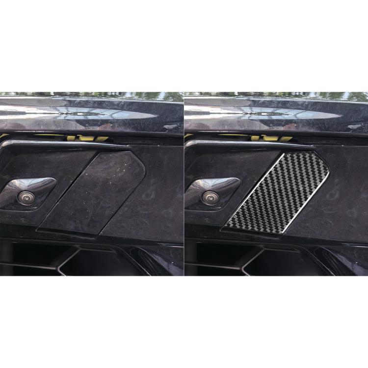 For Chevrolet Corvette C8 2pcs /Set Trailer Hook Sticker(Black) - Car Interior Mouldings by buy2fix | Online Shopping UK | buy2fix