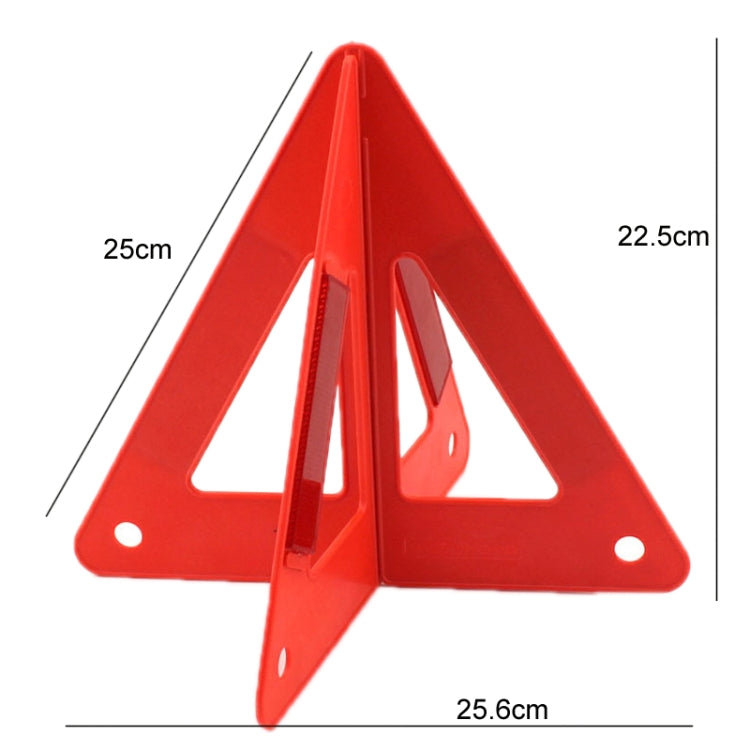Car Breakdown Parking Triangle Reflective Warning Sign - Reflective Material by buy2fix | Online Shopping UK | buy2fix