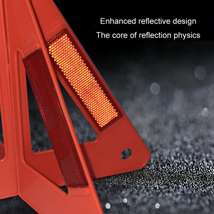 Car Breakdown Parking Triangle Reflective Warning Sign - Reflective Material by buy2fix | Online Shopping UK | buy2fix