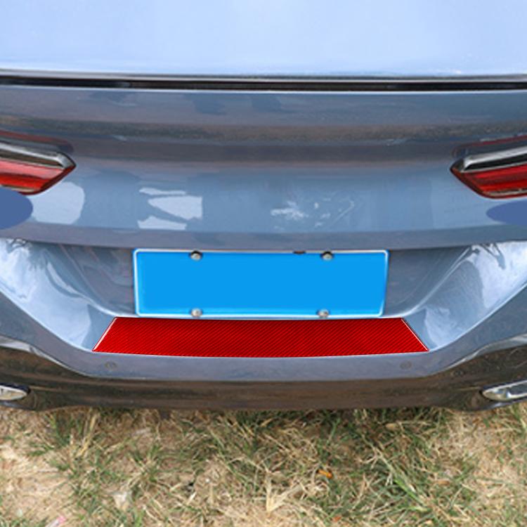 For 2019-2024 BMW 8 Series G14 Universal External Rear Guard Plate Sticker(Red) - Car Interior Mouldings by buy2fix | Online Shopping UK | buy2fix