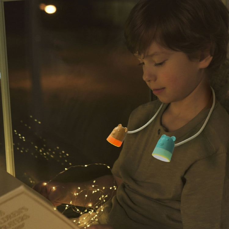 KD201 Portable Lamp Hanging Neck Reading LED Night Light, Style: Little Deer (Blue+Brown) - Desk Lamps by buy2fix | Online Shopping UK | buy2fix