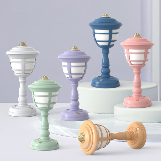 GIVELONG Retro Table Lamp USB Charging Small Night Light, Style: 322-6 White by GIVELONG