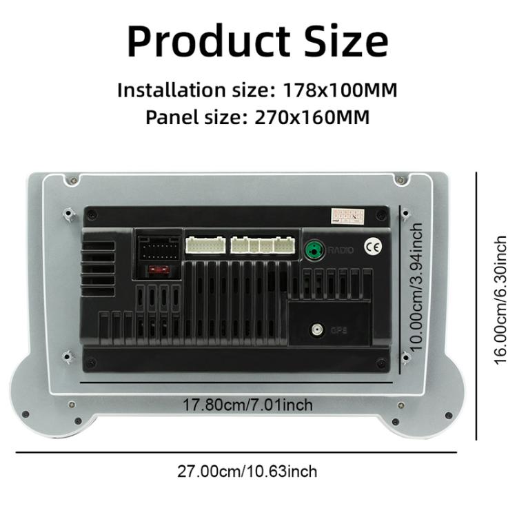 10.1 inch IPS Display + 2.5D Touch Screen Bluetooth FM Radio Car Navigation Machine, Memory: 1+32G - Car MP3 & MP4 & MP5 by buy2fix | Online Shopping UK | buy2fix