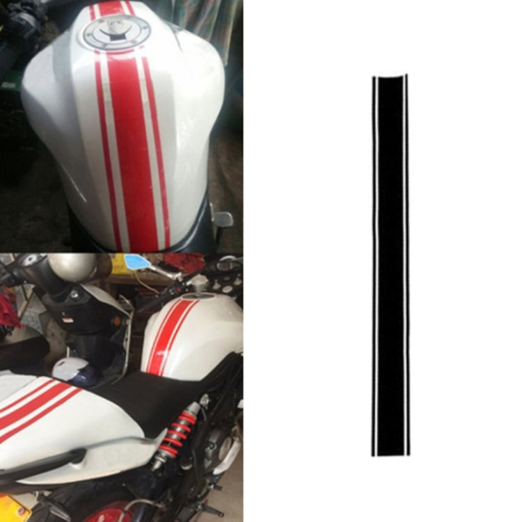 50cm DIY Fuel Tank Cover Reflective Sticker for Car and Motorcycle(Black) - Decorative Sticker by buy2fix | Online Shopping UK | buy2fix