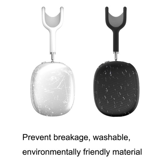 T2 For Apple AirPods Max 1pair Bluetooth Headset Anti-Fall Silicone Protective Case(Black) by buy2fix