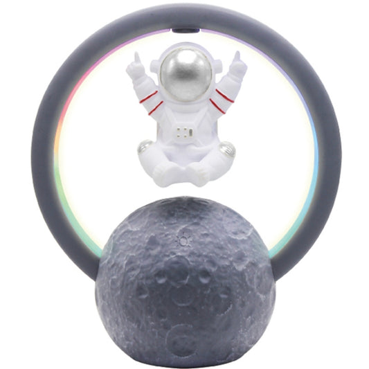 Y-598 Suspended Astronaut Bluetooth Speaker RGB Light Subwoofer Ornament,Spec: 598A Silver - Desktop Speaker by buy2fix | Online Shopping UK | buy2fix