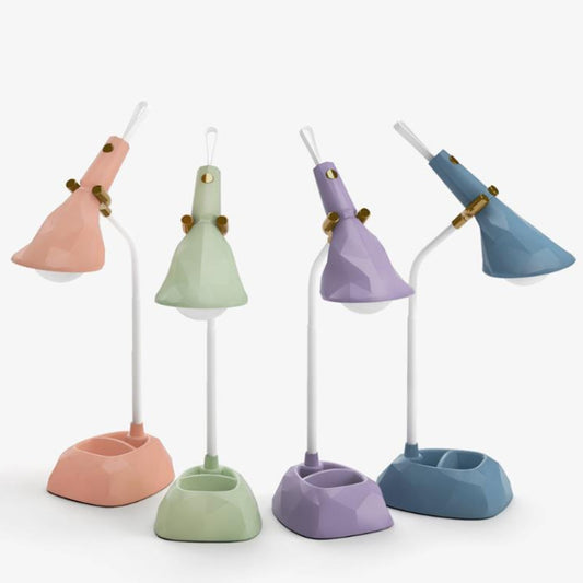 Base Removable Diamond Desk Lamp USB Charging 3-speed Color Temperature Night Light(301-2 Green) by buy2fix