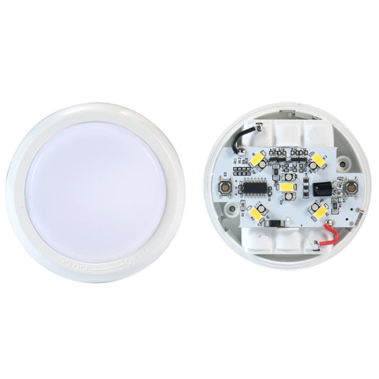 Ambience Pat Light Bedside Eye Protection Night Light, Color: White Light Battery(6pcs With 2 Remote Control) by buy2fix