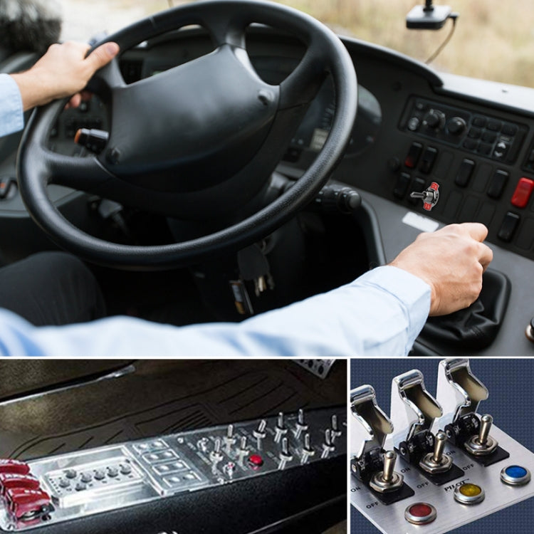 10pcs E-TEN1021 2-speed Waterproof Rocker Toggle Switch(Orange) by buy2fix