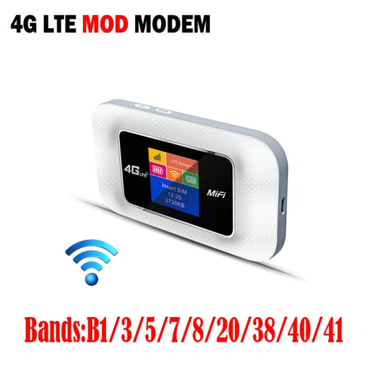 D921 4G Portable Plug-In Card Router Support Malay MOD Modem Portable WIFI Wireless Hotspot(White) by buy2fix
