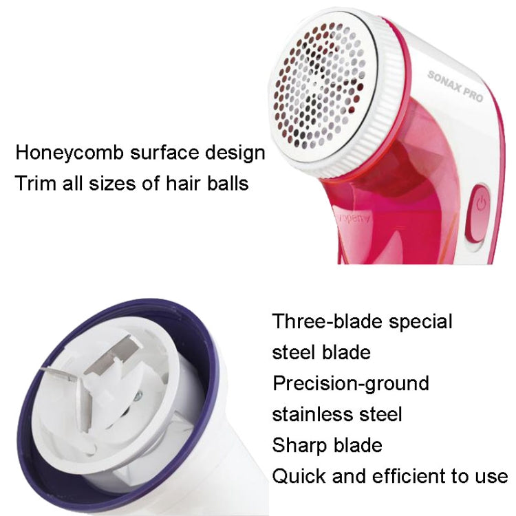 SONAX PRO SN-9955 Clothing Lint Remover Hair Ball Prunter(Red) - Sponges, Cloths & Brushes by SONAX PRO | Online Shopping UK | buy2fix