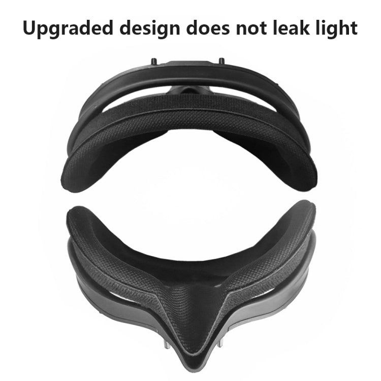 For DJI Goggles 2 Foam Padding Sponge Eye Pad Mask With Lens Cover Black - Other Accessories by buy2fix | Online Shopping UK | buy2fix