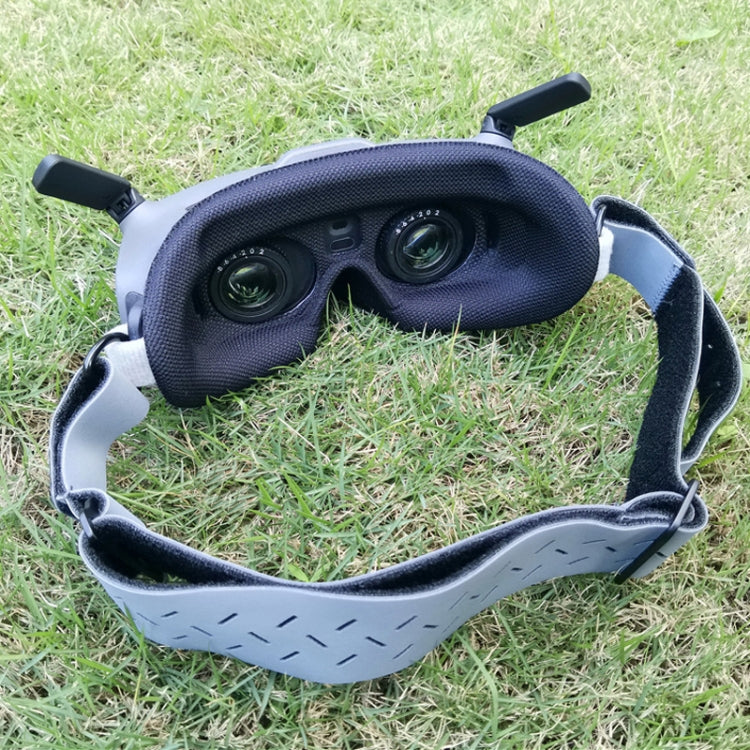 For DJI Goggles 2 Foam Padding Sponge Eye Pad Mask With Lens Cover Black - Other Accessories by buy2fix | Online Shopping UK | buy2fix