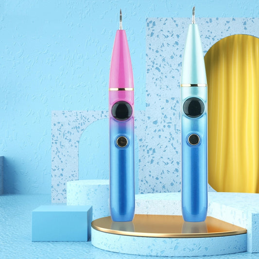 FY-B700 Visual Ultrasonic Scaler Tartar Calculus Tooth Stain Remover Dental Beauty Instrument(Blue Gradient) by buy2fix