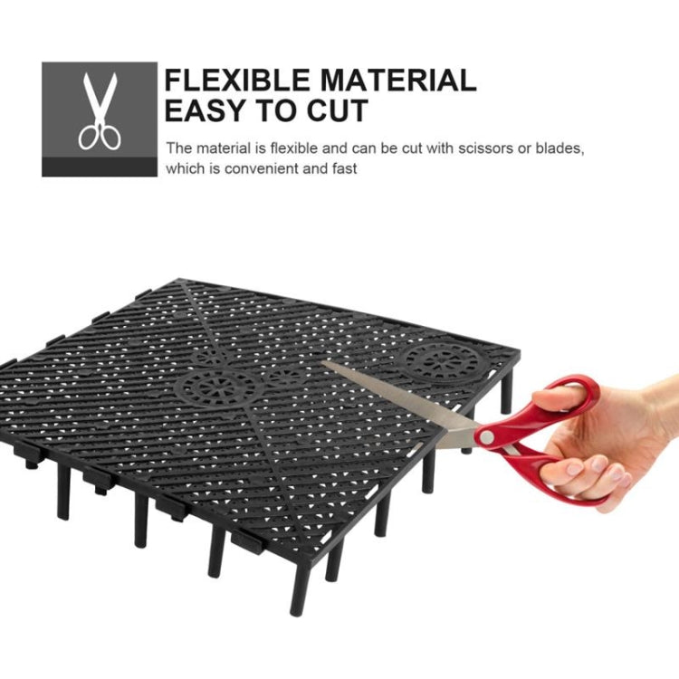 8pcs Fish Tank Bottom Filter Board Sand Mat(Black Tablet) - Filters & Accessories by buy2fix | Online Shopping UK | buy2fix