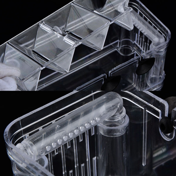 Small Peacock Fish Double Layer Transparent Breeding Isolation Box Aquarium Breeding Box - Fish Tanks & Accessories by buy2fix | Online Shopping UK | buy2fix