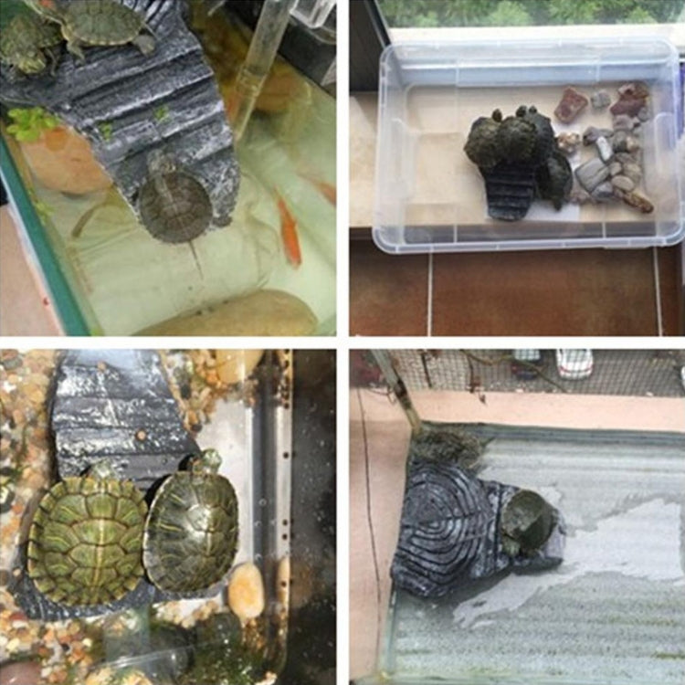 Large Turtle Aquascape Climbing Platform Reptile Hiding Cave Three Legged Turtle Platform - Reptile Supplies by buy2fix | Online Shopping UK | buy2fix