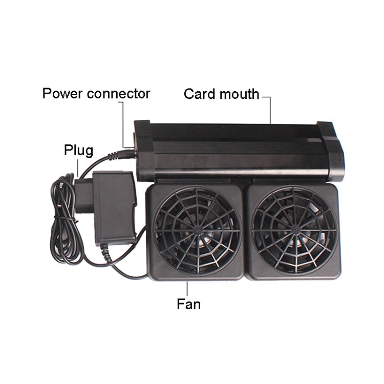 Fish Tank Cooling Fan Cooling Silent Aquarium Fan, Specification: 2 Head EU Plug - Fish Tanks & Accessories by buy2fix | Online Shopping UK | buy2fix