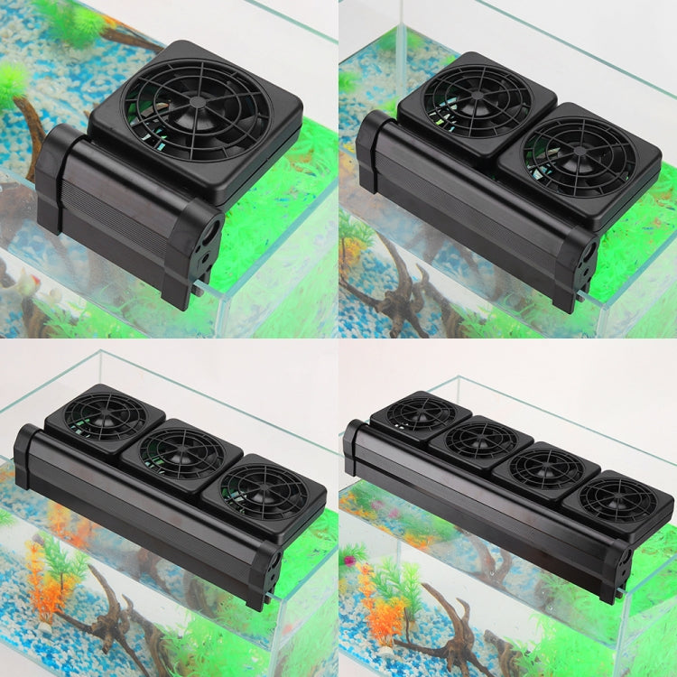 Fish Tank Cooling Fan Cooling Silent Aquarium Fan, Specification: 2 Head EU Plug - Fish Tanks & Accessories by buy2fix | Online Shopping UK | buy2fix